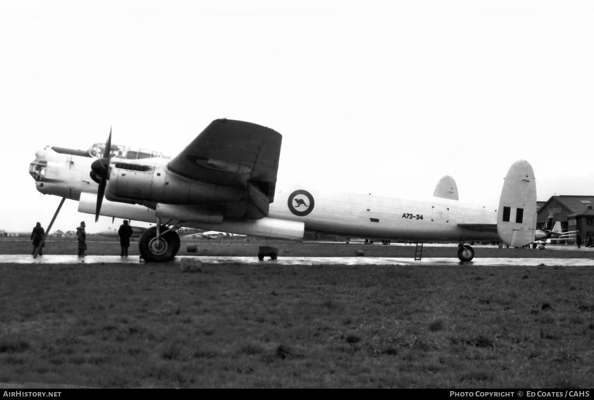 Aircraft Photo of A73-34 | Avro 694 Lincoln Mk.30A | Australia - Air Force | AirHistory.net #181485