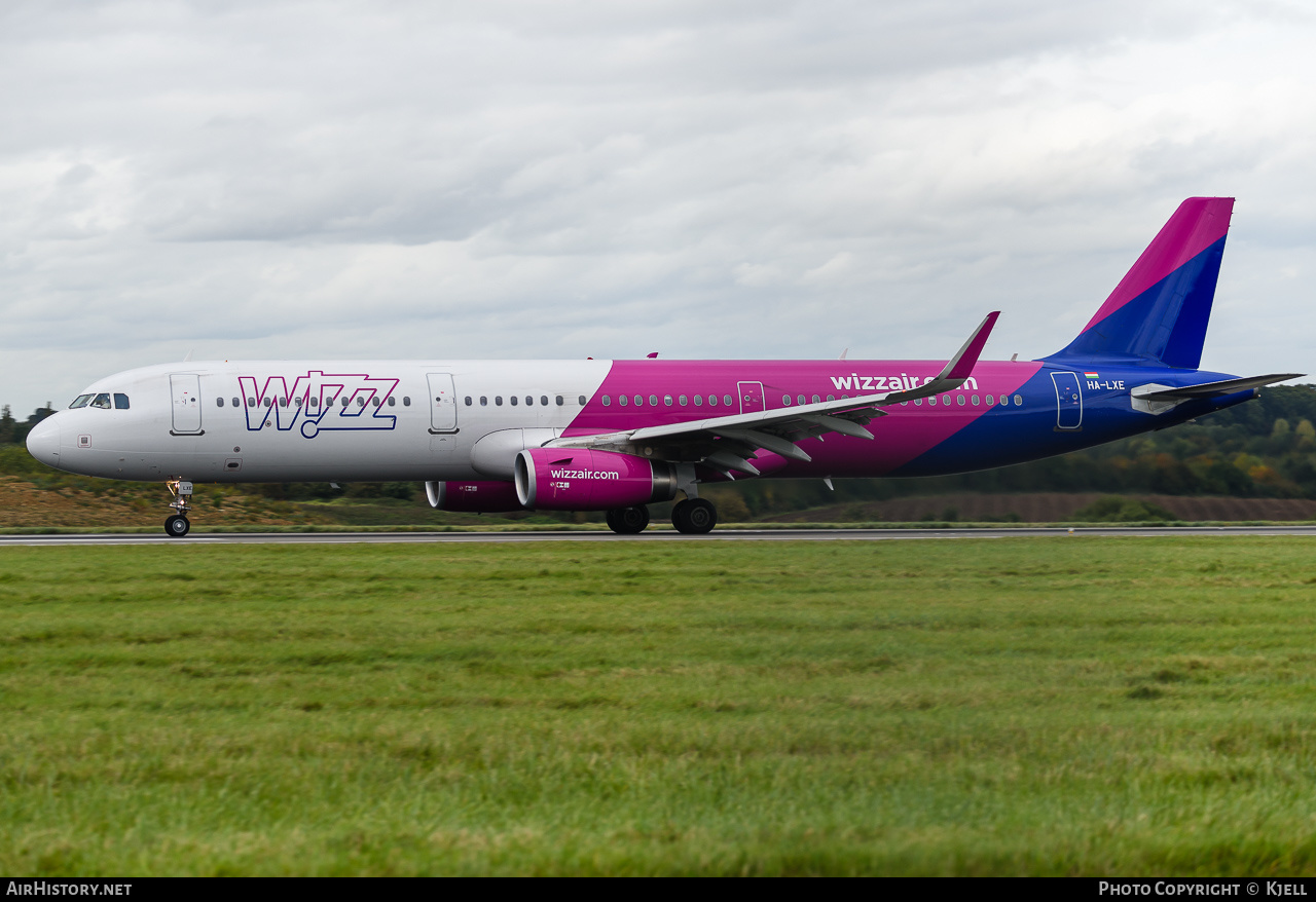 Aircraft Photo of HA-LXE | Airbus A321-231 | Wizz Air | AirHistory.net #181496