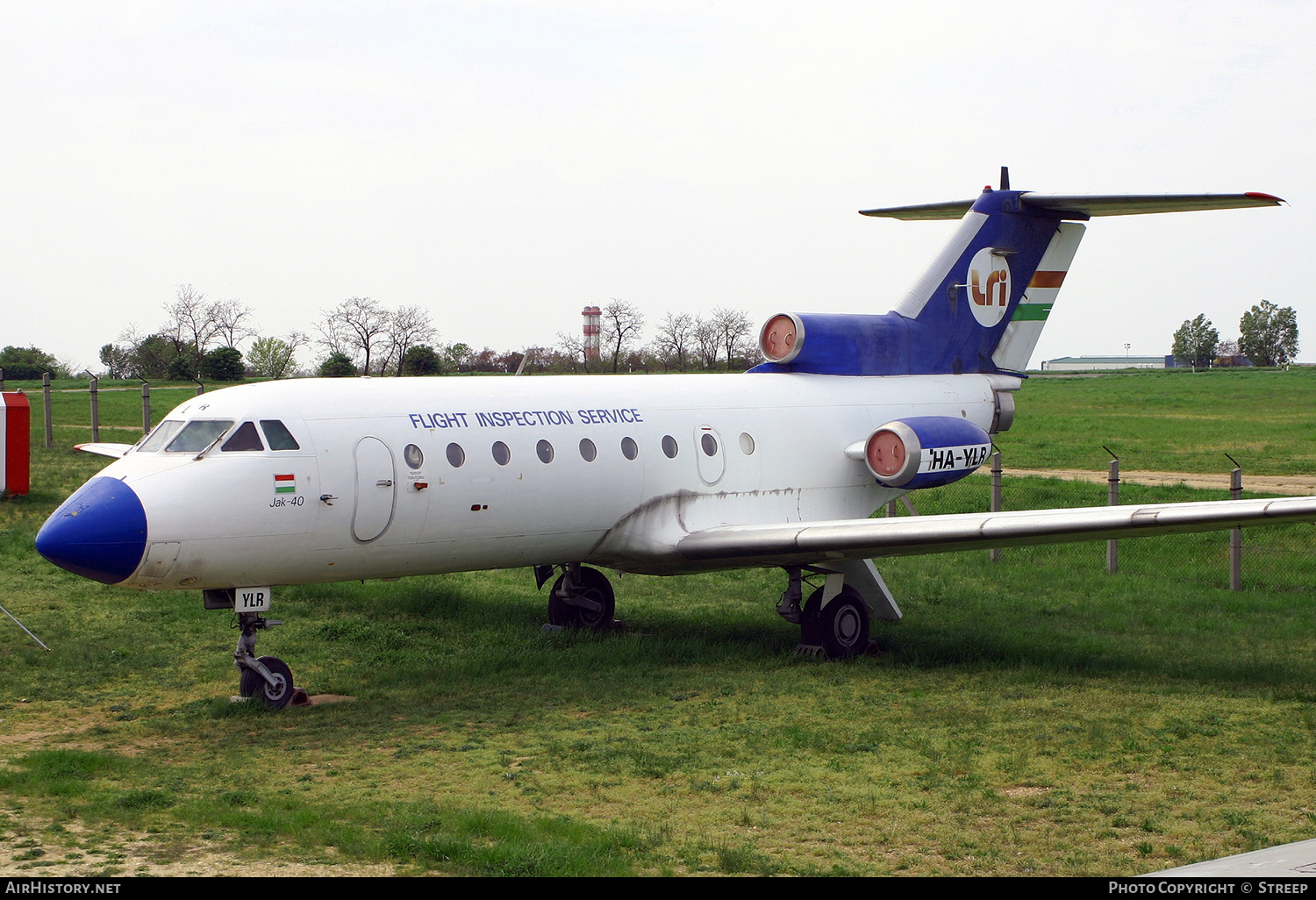 Aircraft Photo of HA-YLR | Yakovlev Yak-40E | LRI - Légiforgalmi és Repülőtéri Igazgatóságot - Flight Inspection Service | AirHistory.net #181504