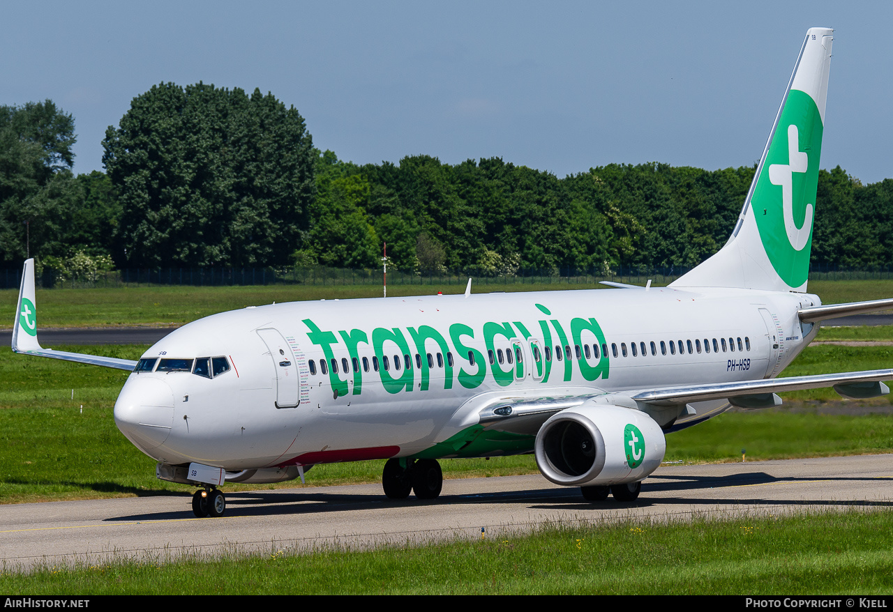 Aircraft Photo of PH-HSB | Boeing 737-8K2 | Transavia | AirHistory.net #181520