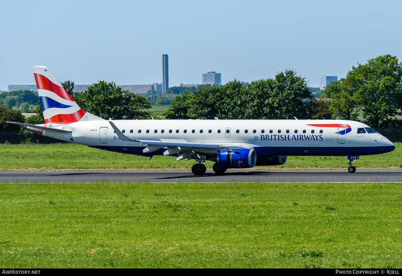 Aircraft Photo of G-LCYW | Embraer 190SR (ERJ-190-100SR) | British Airways | AirHistory.net #181527