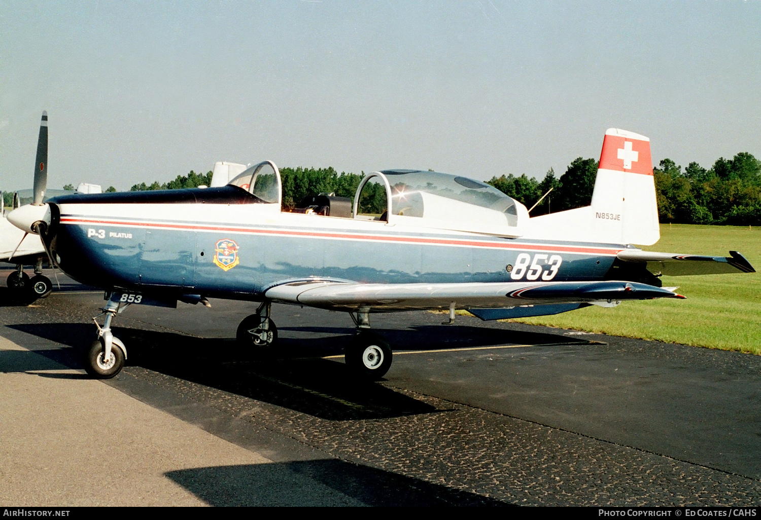 Aircraft Photo of N853JE | Pilatus P-3-05 | AirHistory.net #181533