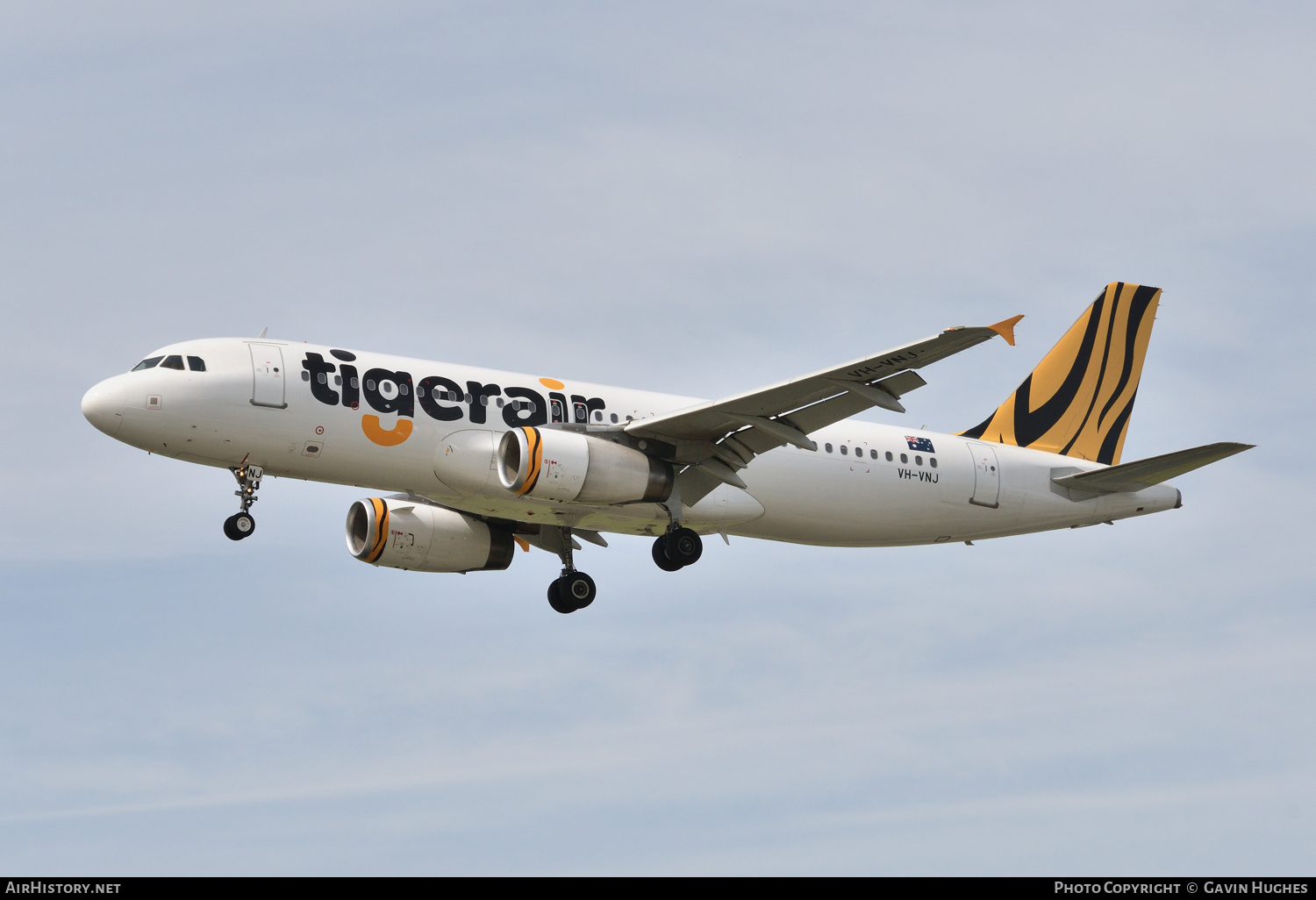 Aircraft Photo of VH-VNJ | Airbus A320-232 | Tigerair | AirHistory.net #181549