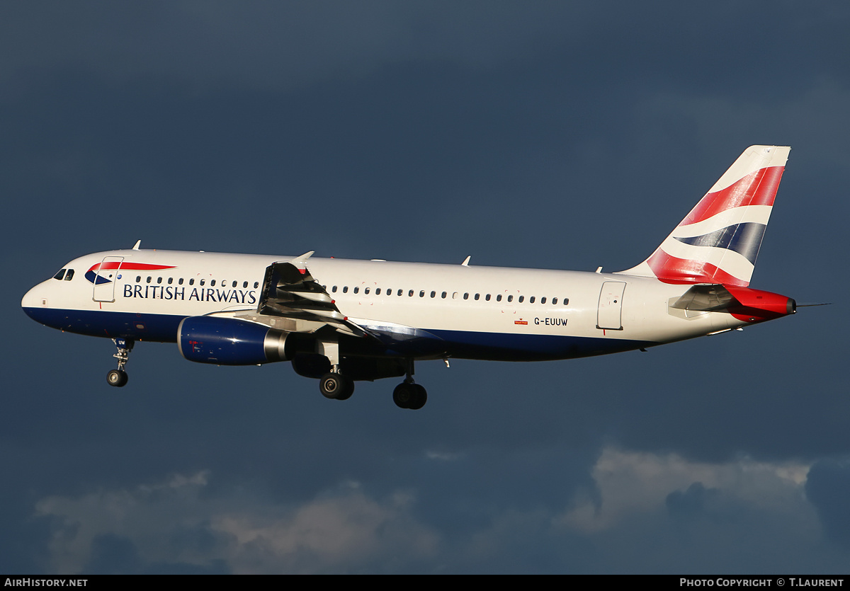 Aircraft Photo of G-EUUW | Airbus A320-232 | British Airways | AirHistory.net #181551