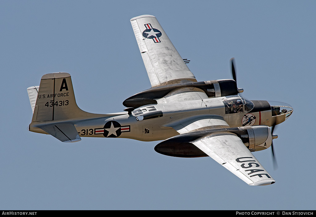 Aircraft Photo of N4313 / NL4313 / 434313 | Douglas A-26B Invader | USA - Air Force | AirHistory.net #181557