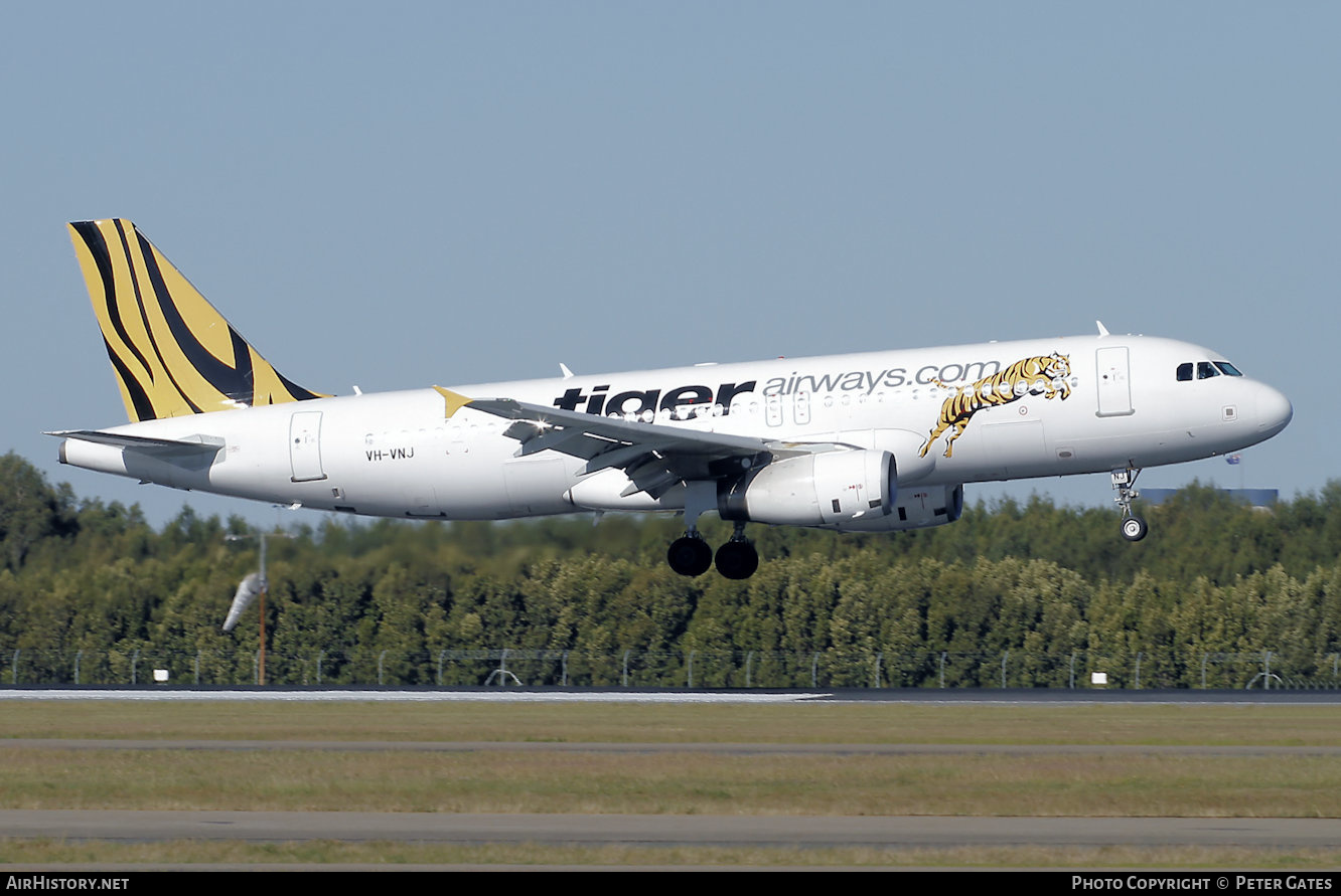 Aircraft Photo of VH-VNJ | Airbus A320-232 | Tiger Airways | AirHistory.net #181558