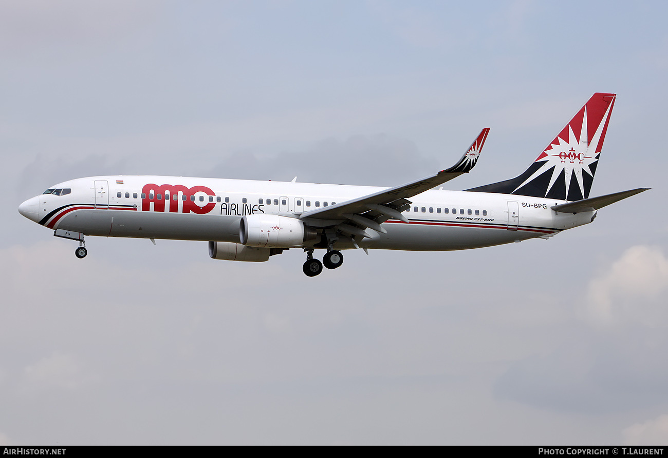 Aircraft Photo of SU-BPG | Boeing 737-86N | AMC Airlines | AirHistory.net #181566