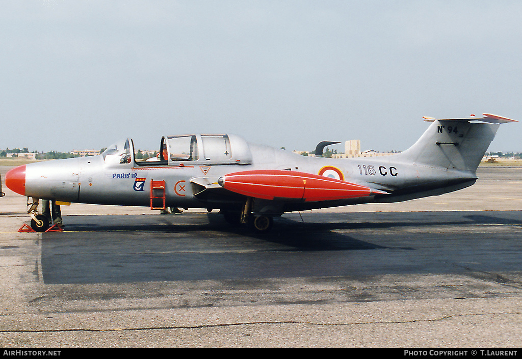 Aircraft Photo of 94 | Morane-Saulnier MS-760 Paris IR | France - Air Force | AirHistory.net #181585