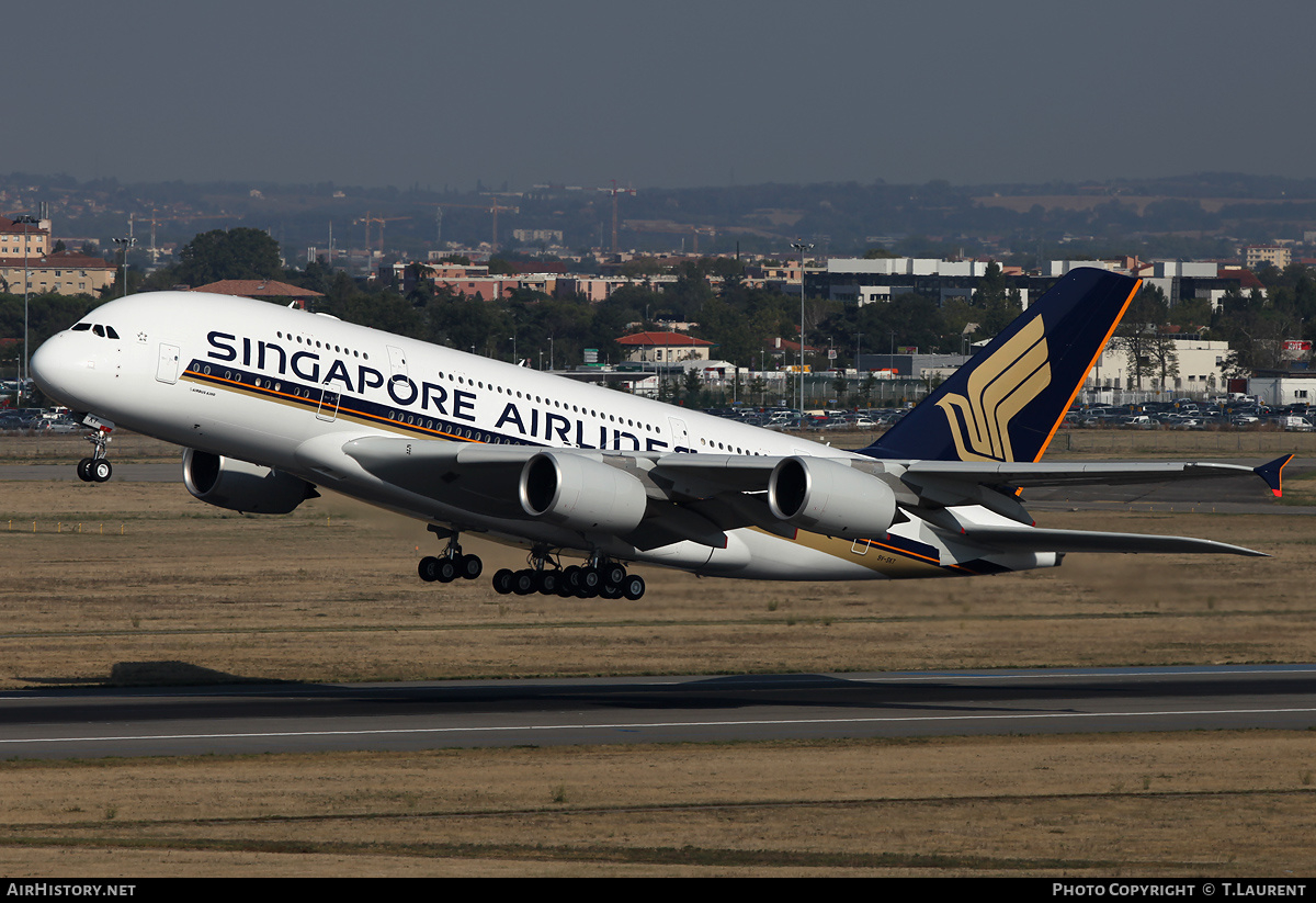 Aircraft Photo of 9V-SKT | Airbus A380-841 | Singapore Airlines | AirHistory.net #181620