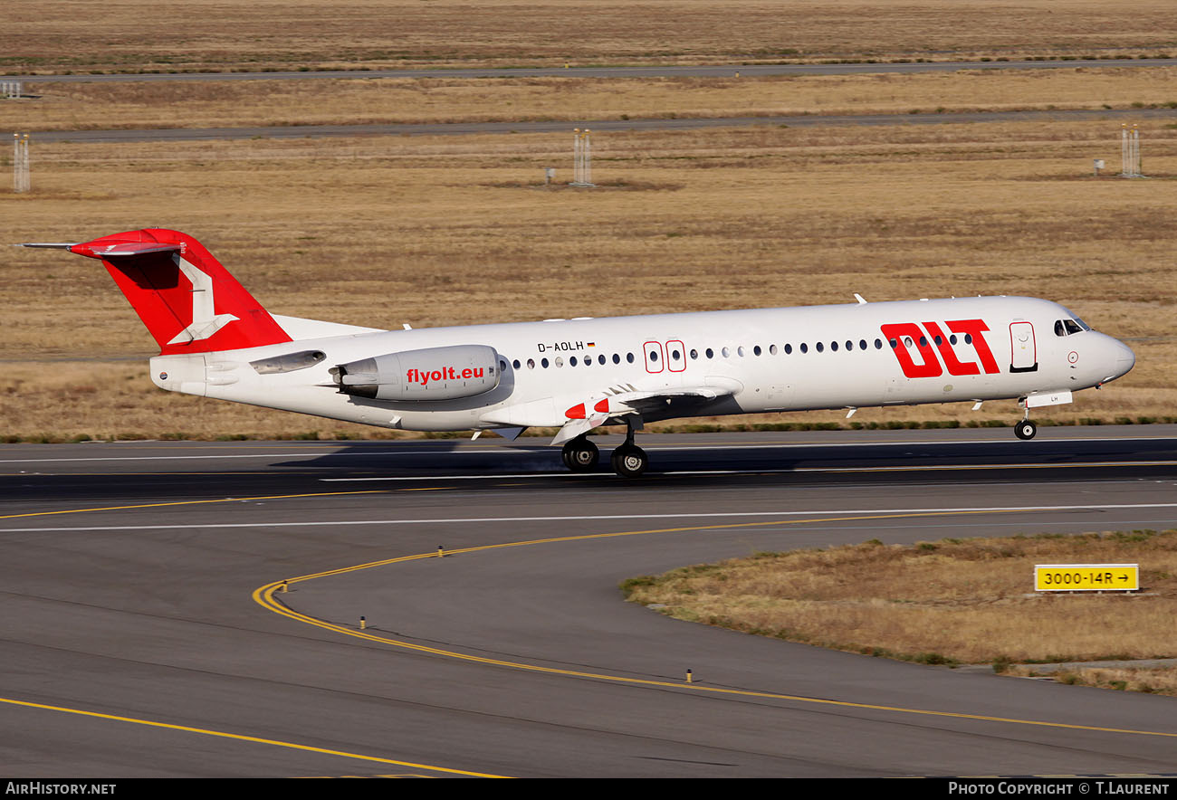 Aircraft Photo of D-AOLH | Fokker 100 (F28-0100) | OLT - Ostfriesische Lufttransport | AirHistory.net #181639