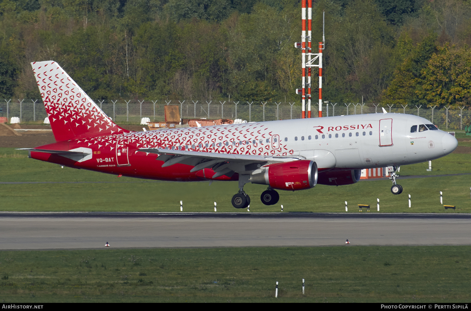 Aircraft Photo of VQ-BAT | Airbus A319-111 | Rossiya - Russian Airlines | AirHistory.net #181656