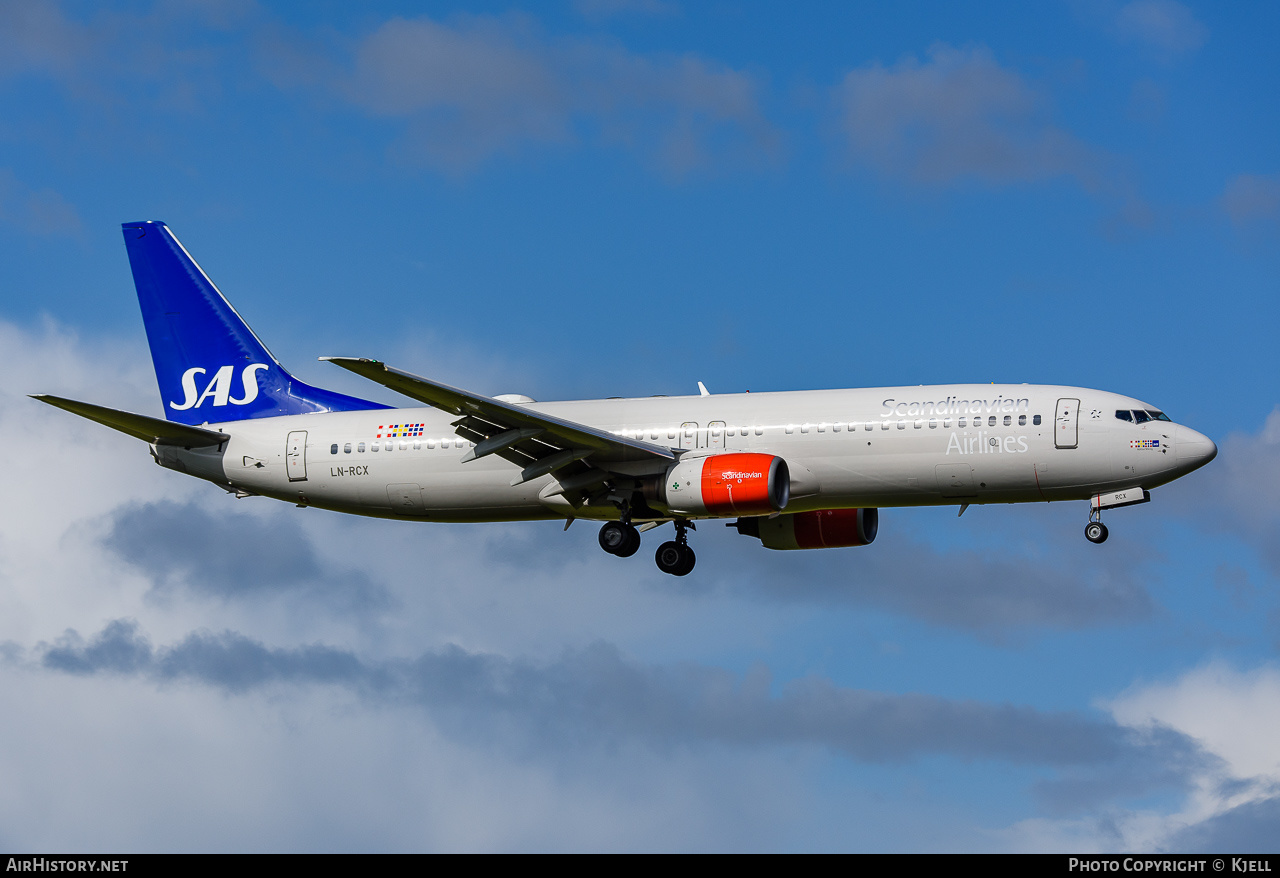 Aircraft Photo of LN-RCX | Boeing 737-883 | Scandinavian Airlines - SAS | AirHistory.net #181694