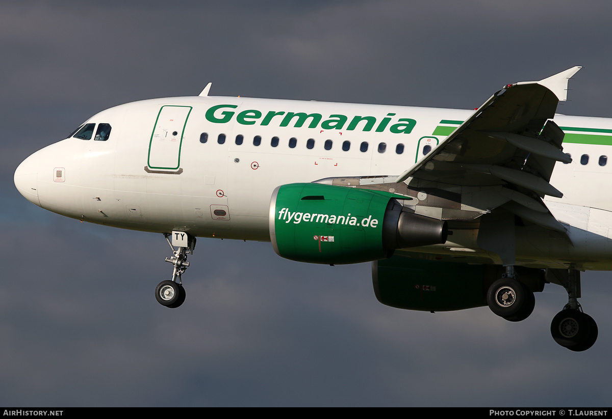Aircraft Photo of D-ASTY | Airbus A319-112 | Germania | AirHistory.net #181695
