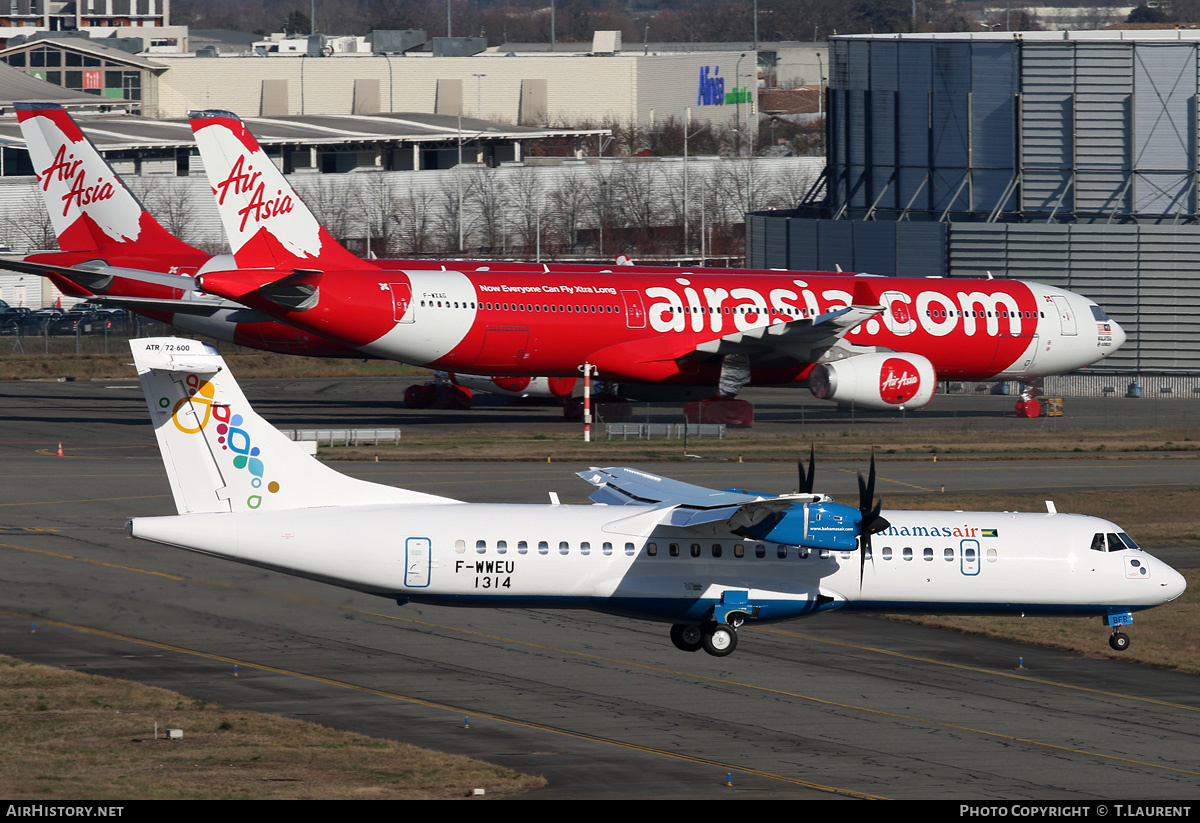 Aircraft Photo of F-WWEU | ATR ATR-72-600 (ATR-72-212A) | Bahamasair | AirHistory.net #181698