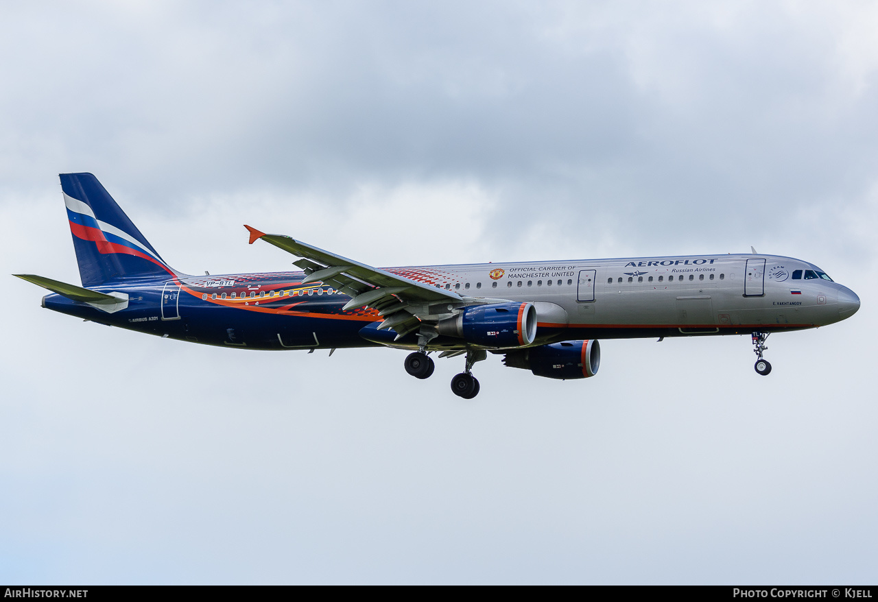Aircraft Photo of VP-BTL | Airbus A321-211 | Aeroflot - Russian Airlines | AirHistory.net #181705