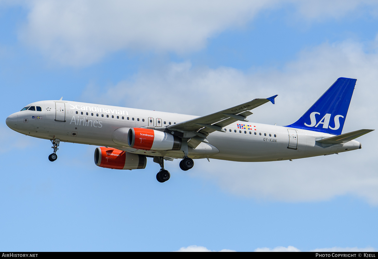 Aircraft Photo of OY-KAN | Airbus A320-232 | Scandinavian Airlines - SAS | AirHistory.net #181706