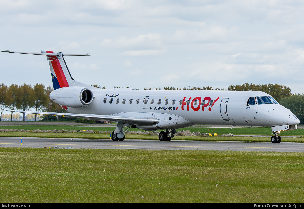 Aircraft Photo of F-GRGH | Embraer ERJ-145EU (EMB-145EU) | Hop! | AirHistory.net #181707