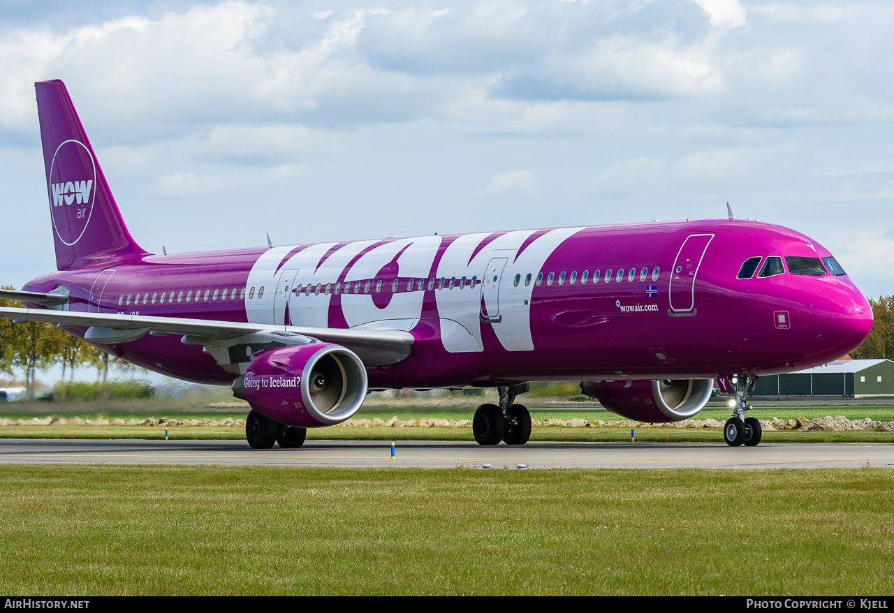 Aircraft Photo of TF-JOY | Airbus A321-211 | WOW Air | AirHistory.net #181711