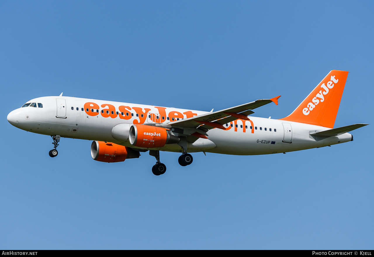 Aircraft Photo of G-EZUP | Airbus A320-214 | EasyJet | AirHistory.net #181713
