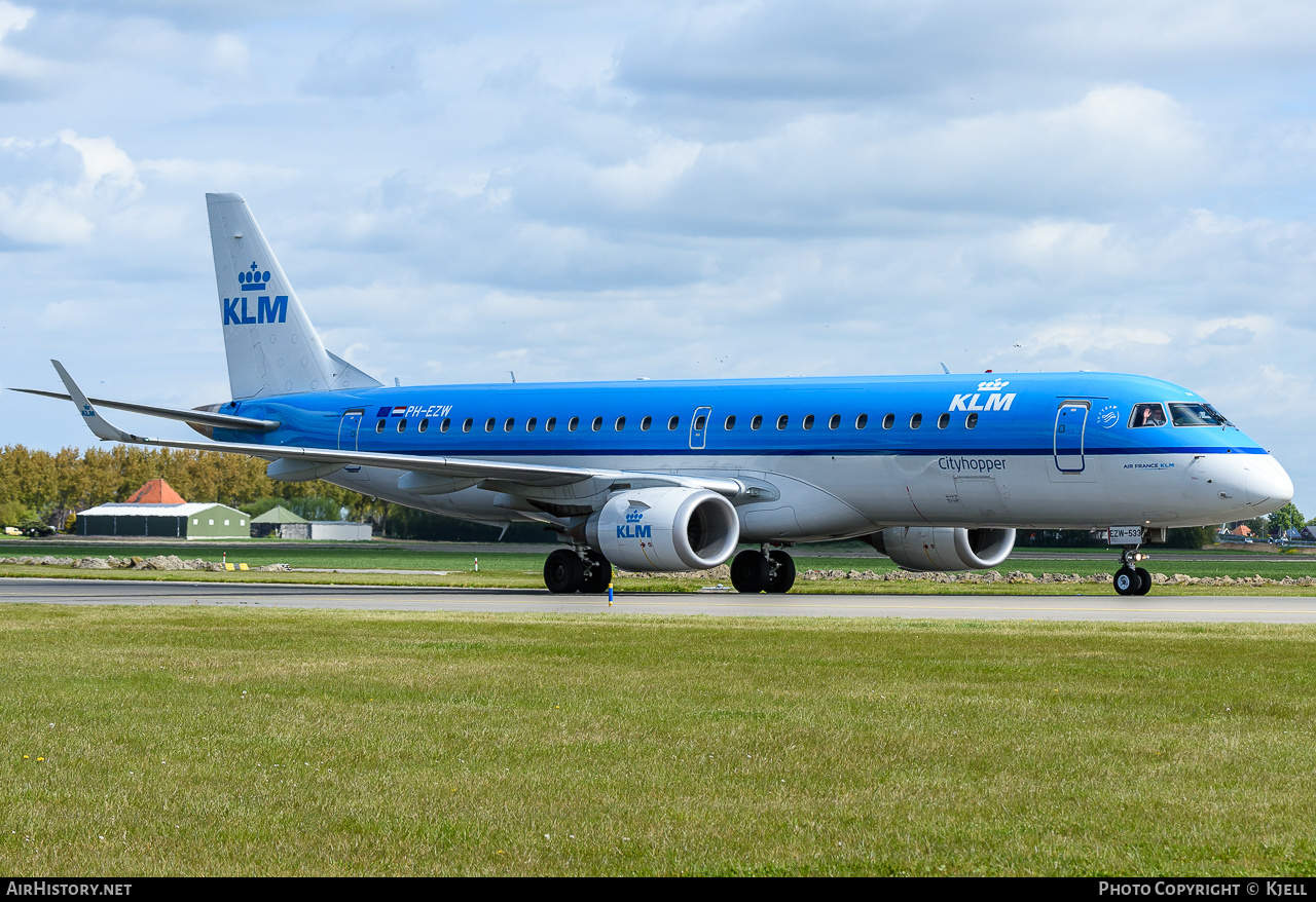 Aircraft Photo of PH-EZW | Embraer 190STD (ERJ-190-100STD) | KLM Cityhopper | AirHistory.net #181717