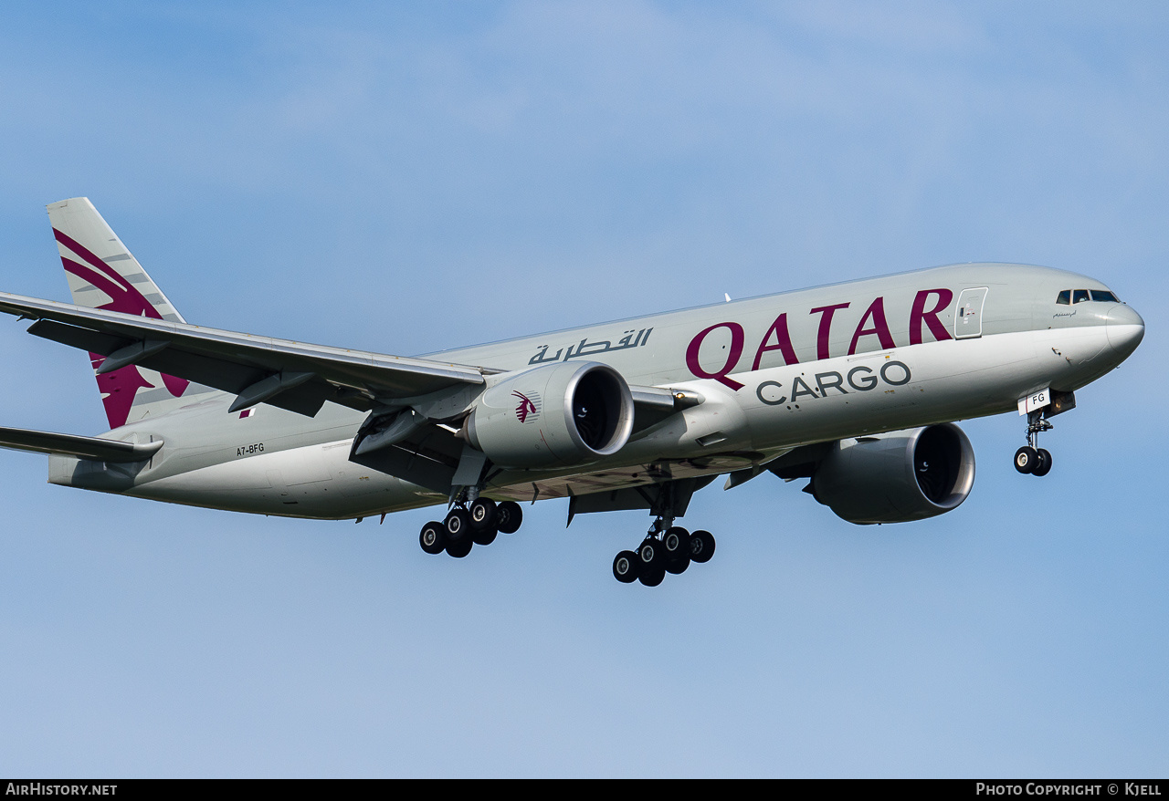 Aircraft Photo of A7-BFG | Boeing 777-FDZ | Qatar Airways Cargo | AirHistory.net #181719