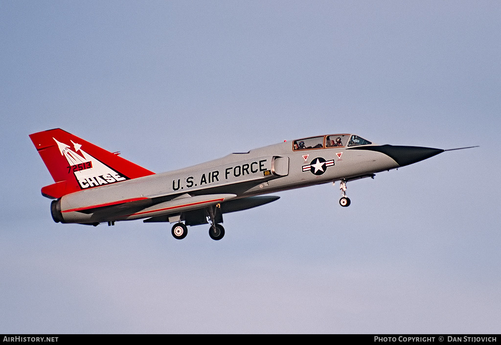 Aircraft Photo of 57-2513 / 72513 | Convair F-106B Delta Dart | USA - Air Force | AirHistory.net #181754