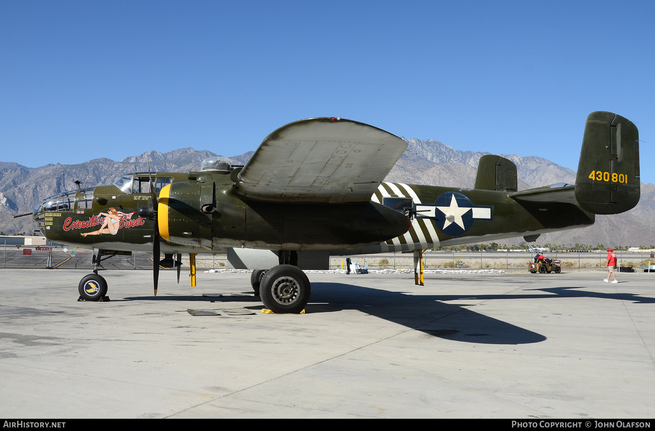 Aircraft Photo of N30801 / 430801 | North American B-25J Mitchell | USA - Air Force | AirHistory.net #181785