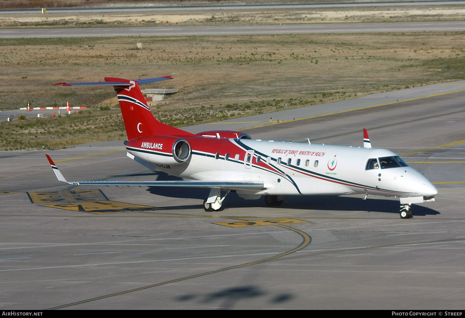 Aircraft Photo of TC-CJB | Embraer Legacy 650 (EMB-135BJ) | T.C. Sağlık Bakanlığı - Republic of Turkey Ministry of Health | AirHistory.net #181795