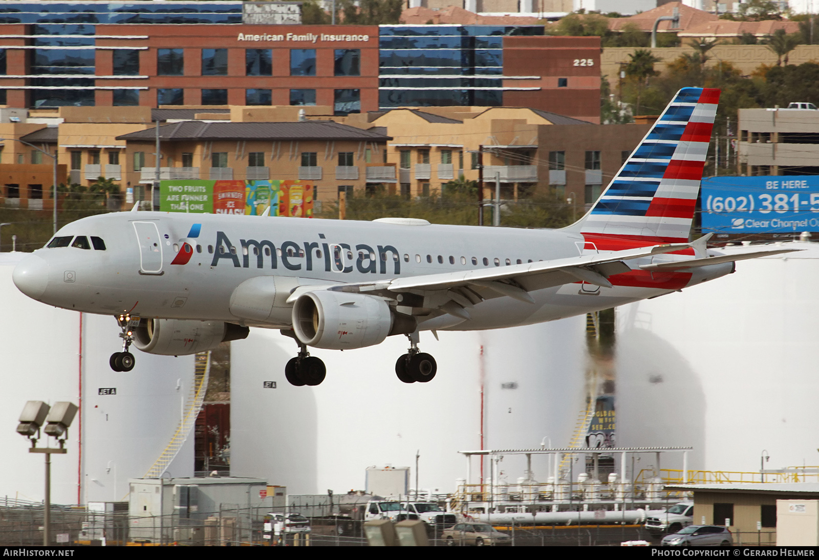 Aircraft Photo of N746UW | Airbus A319-112 | American Airlines | AirHistory.net #181809