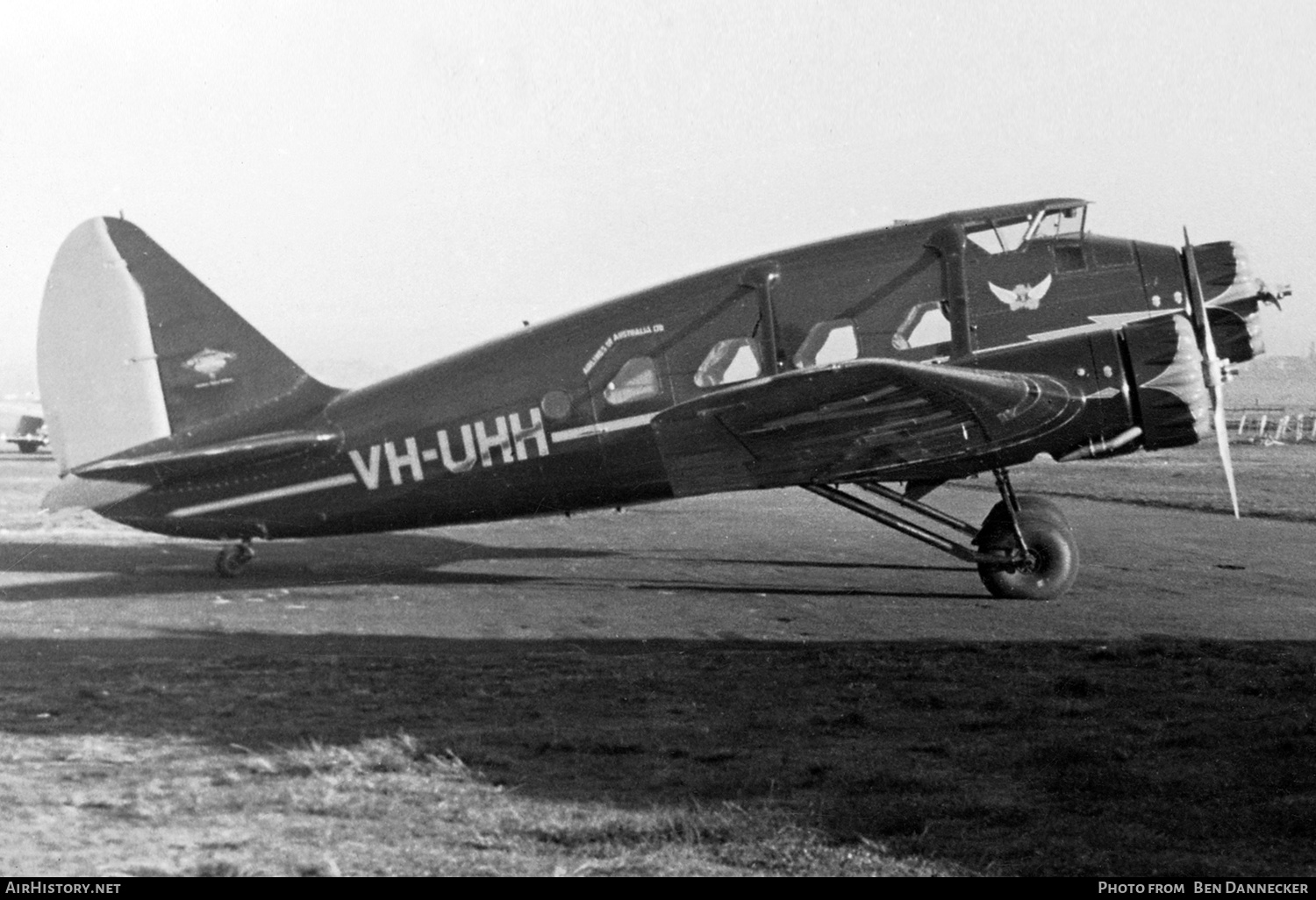 Aircraft Photo of VH-UHH | Stinson A Tri-Motor | Airlines of Australia | AirHistory.net #181812