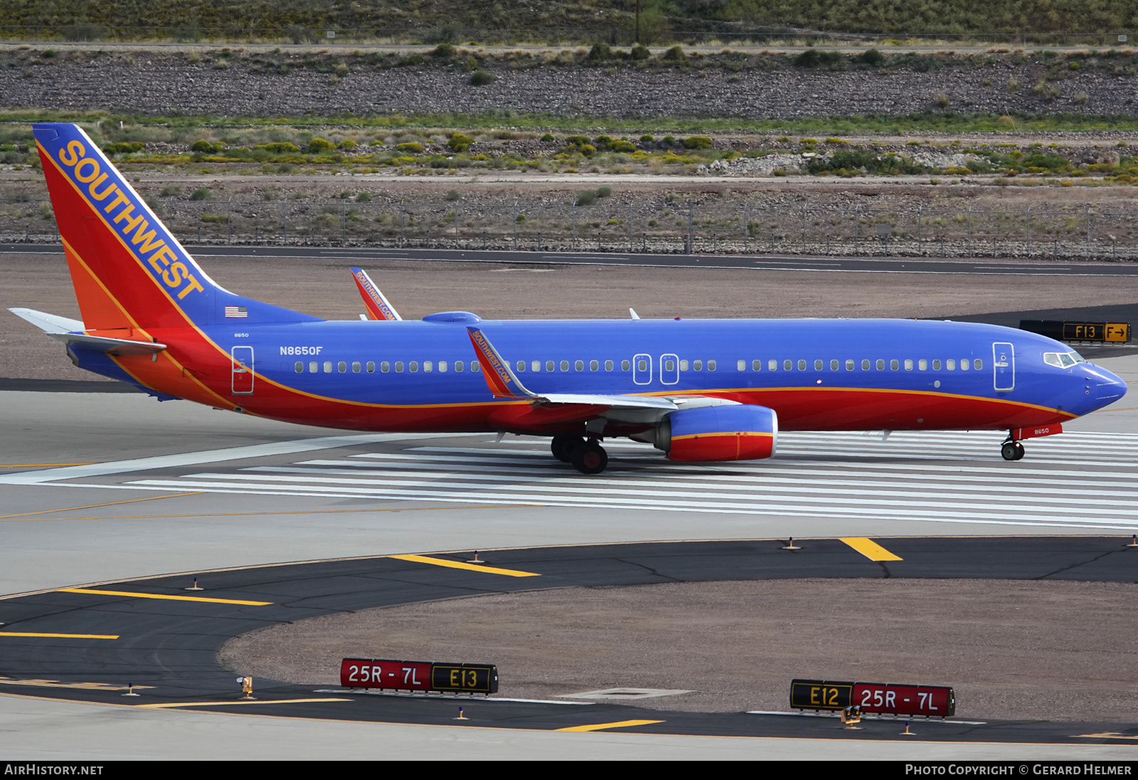 Aircraft Photo of N8650F | Boeing 737-8H4 | Southwest Airlines | AirHistory.net #181821