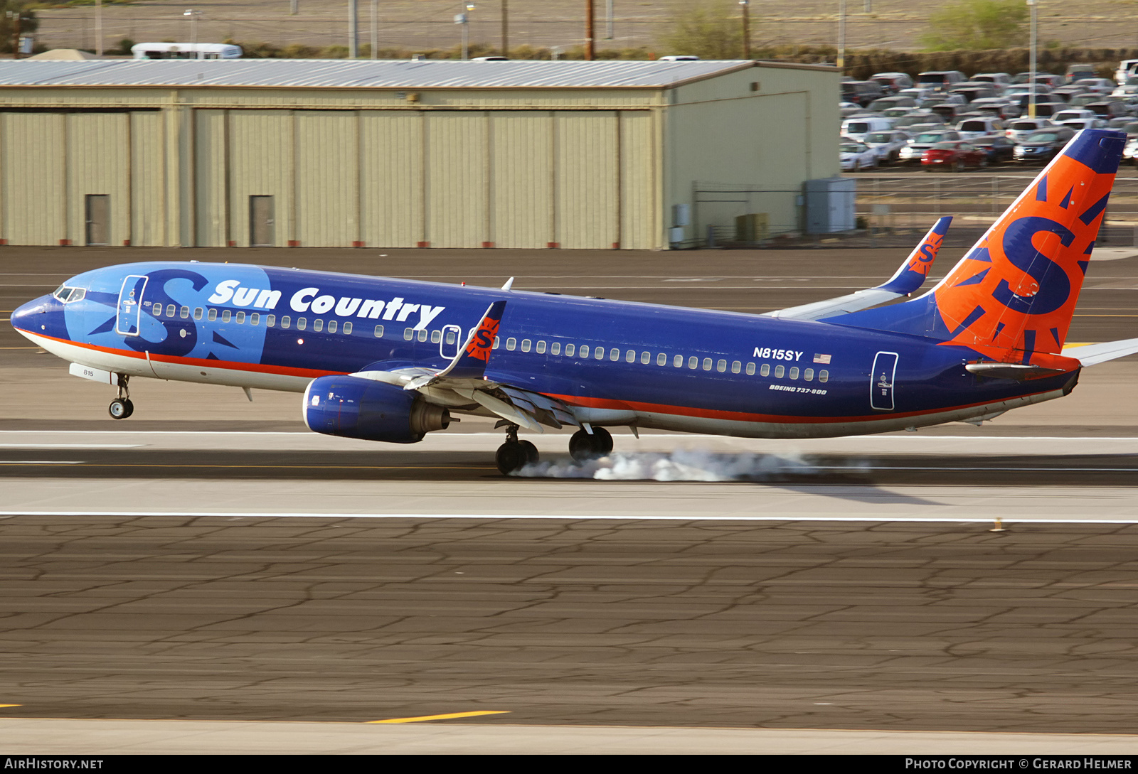 Aircraft Photo of N815SY | Boeing 737-8BK | Sun Country Airlines | AirHistory.net #181833