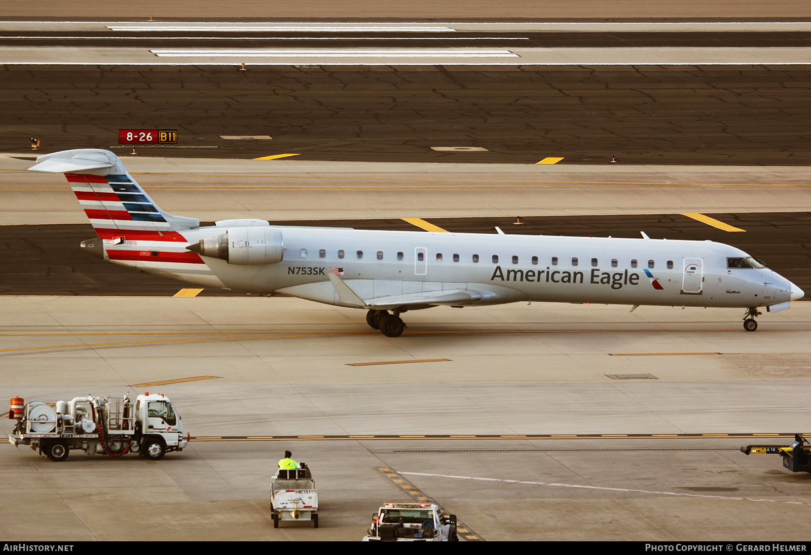Aircraft Photo of N753SK | Bombardier CRJ-701ER (CL-600-2C10) | American Eagle | AirHistory.net #181869