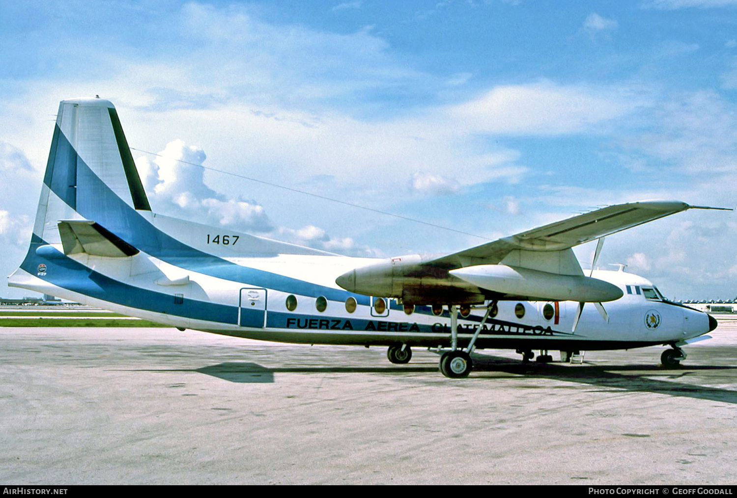 Aircraft Photo of 1467 | Fokker F27-400M Troopship | Guatemala - Air Force | AirHistory.net #181877