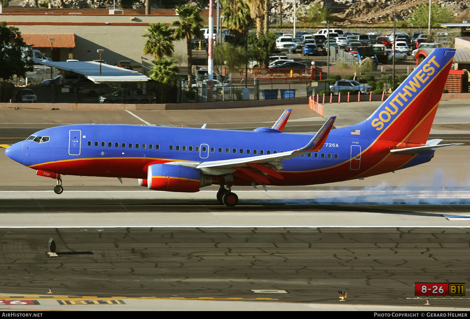 Aircraft Photo of N7726A | Boeing 737-7BD | Southwest Airlines | AirHistory.net #181880