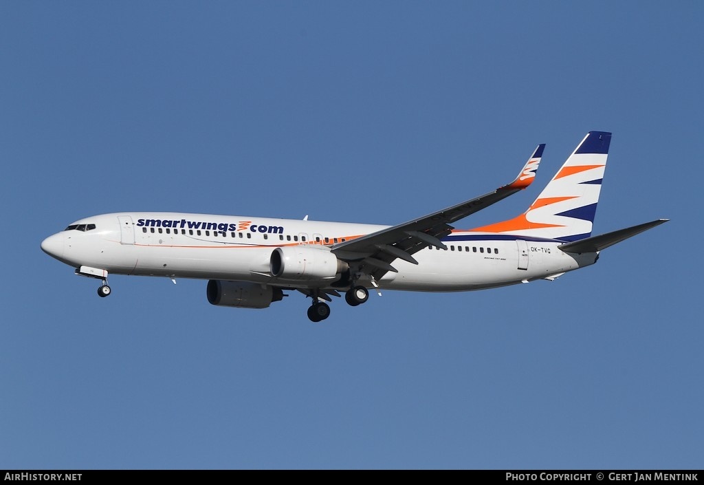 Aircraft Photo of OK-TVG | Boeing 737-8Q8 | Smartwings | AirHistory.net #181891