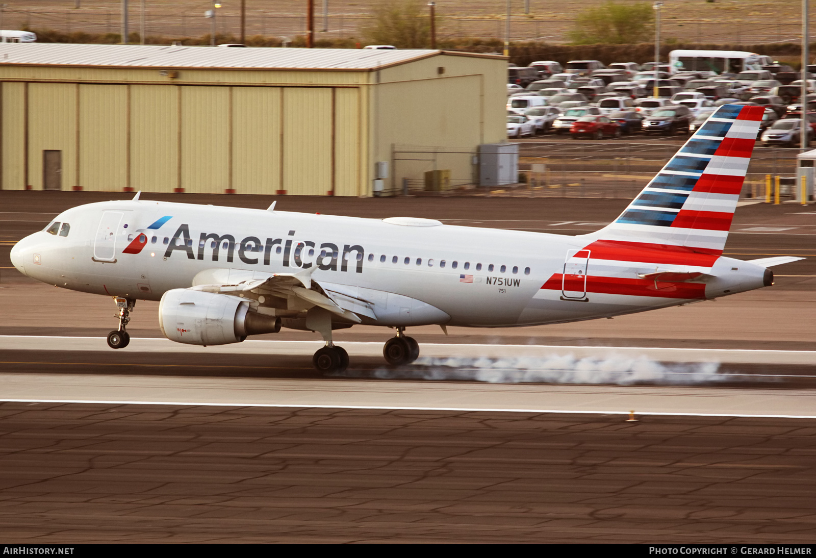 Aircraft Photo of N751UW | Airbus A319-112 | American Airlines | AirHistory.net #181900