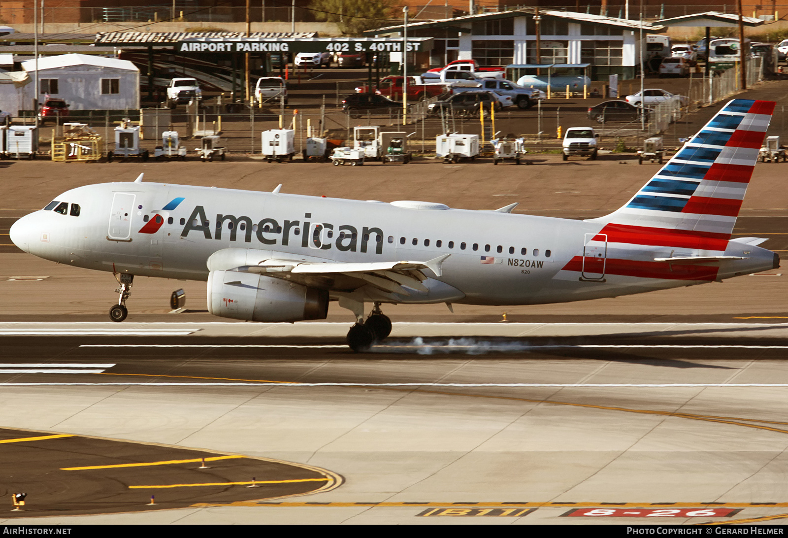 Aircraft Photo of N820AW | Airbus A319-132 | American Airlines | AirHistory.net #181907