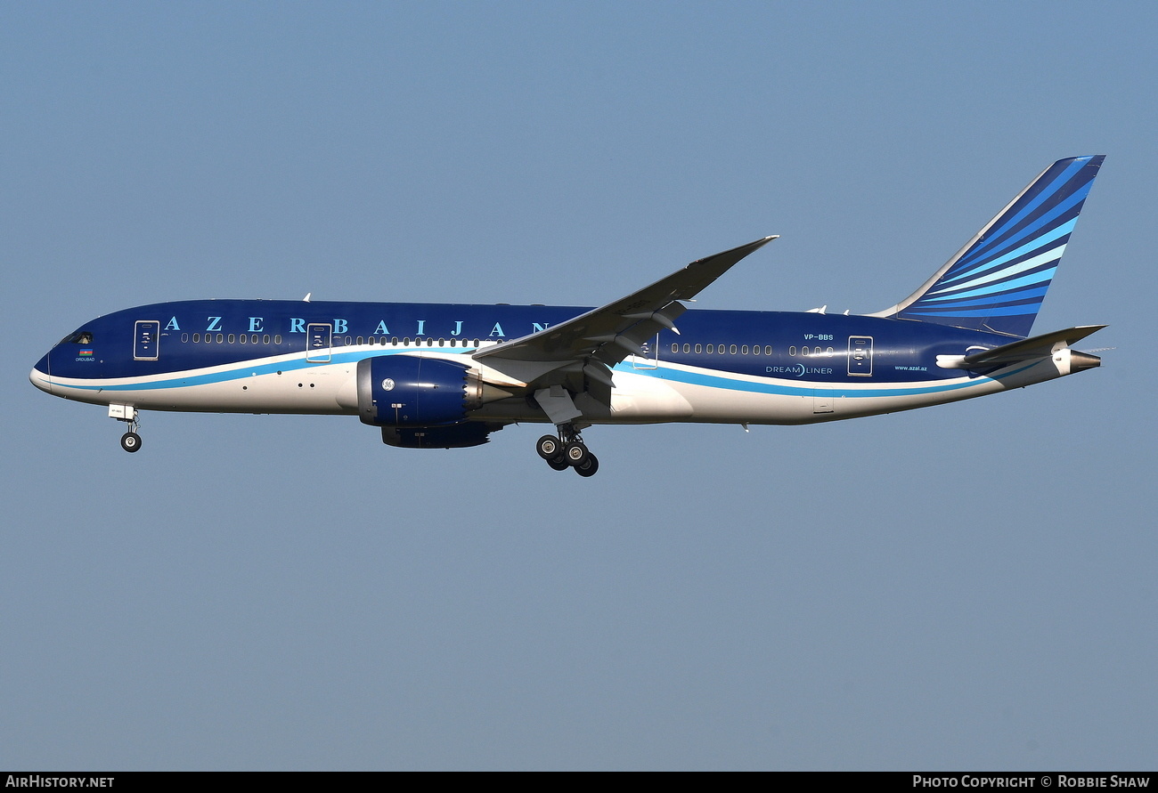 Aircraft Photo of VP-BBS | Boeing 787-8 Dreamliner | Azerbaijan Airlines - AZAL - AHY | AirHistory.net #181920