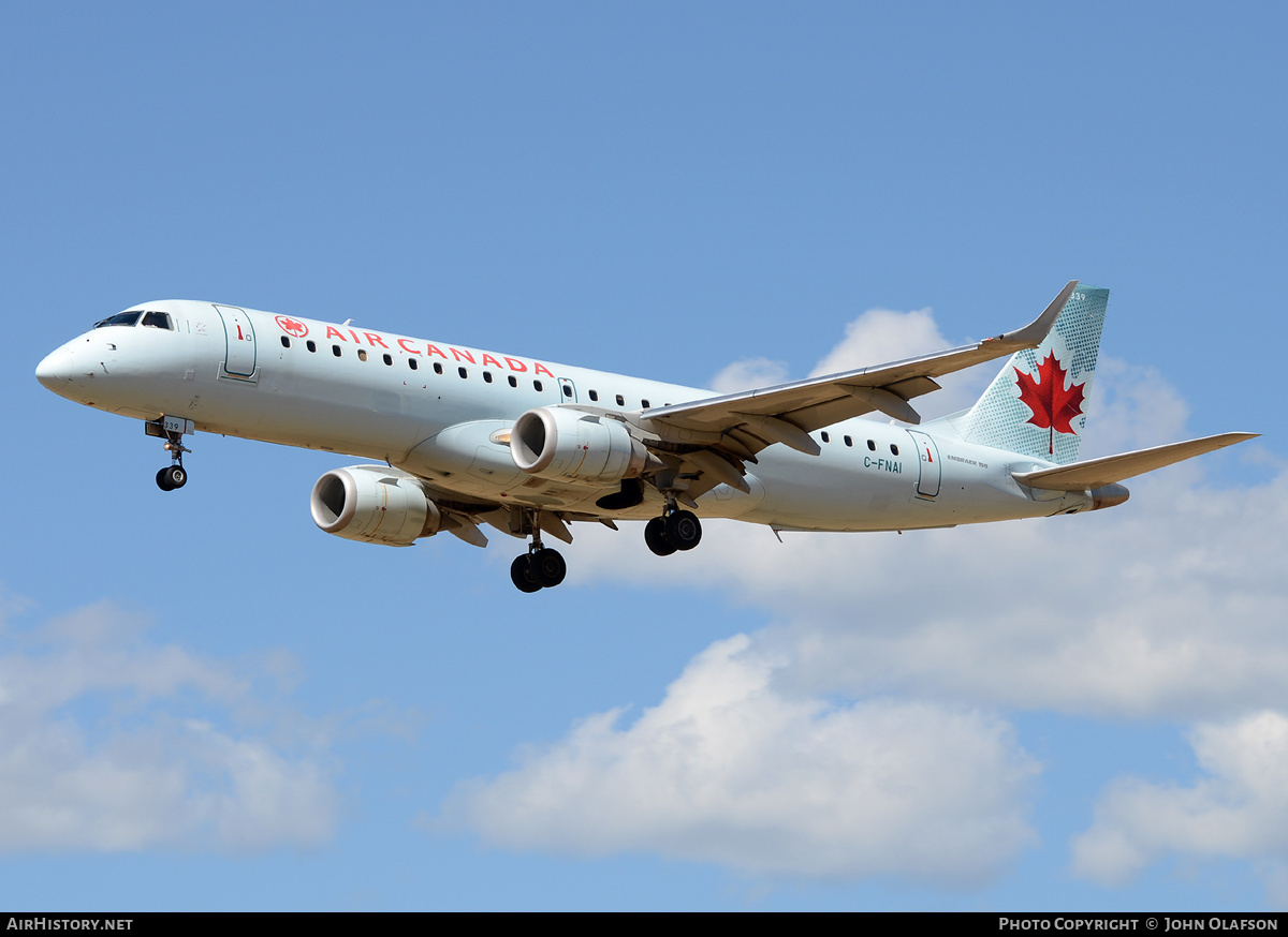 Aircraft Photo of C-FNAI | Embraer 190AR (ERJ-190-100IGW) | Air Canada | AirHistory.net #181941