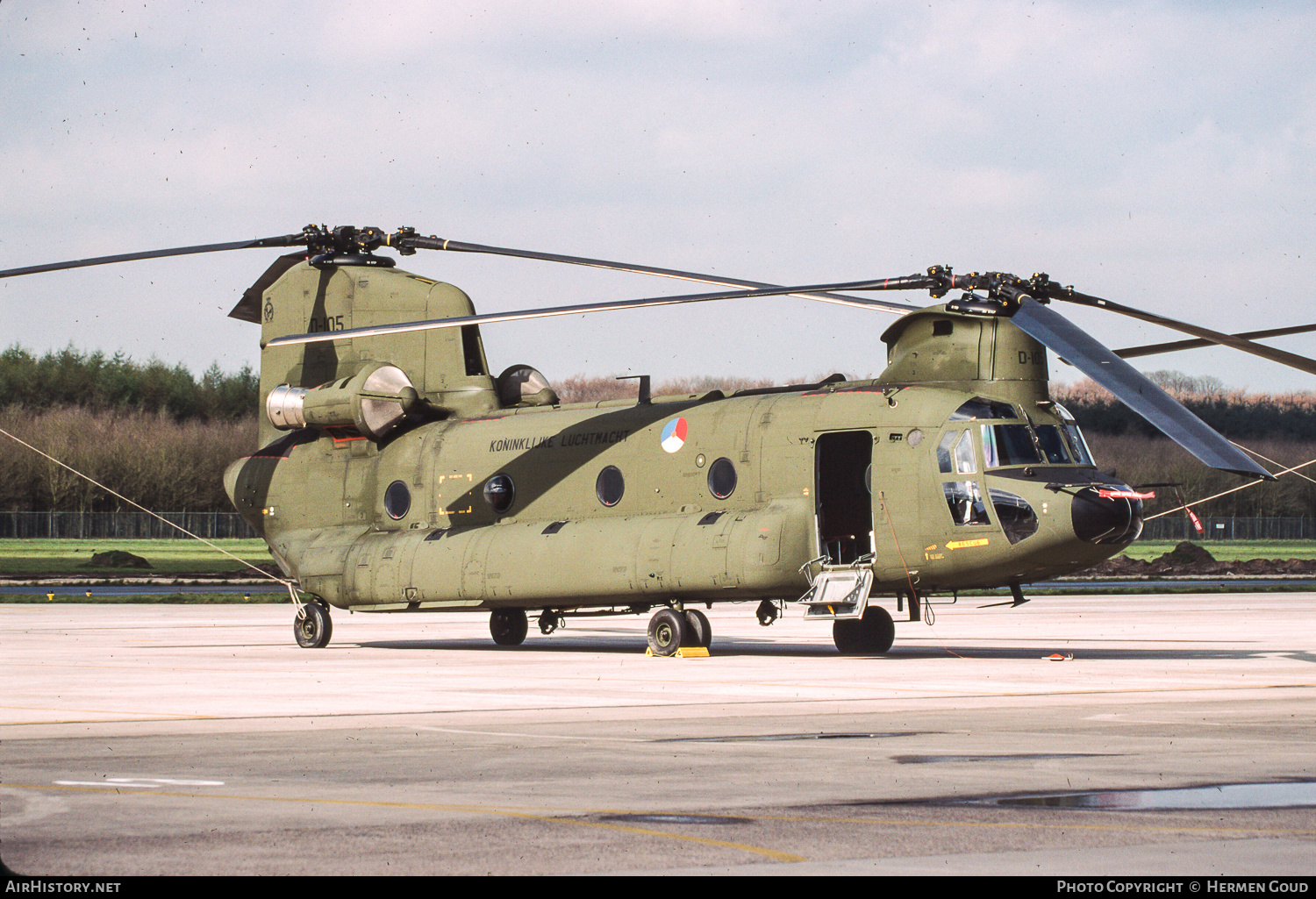 Aircraft Photo of D-105 | Boeing CH-47D Chinook (414) | Netherlands - Air Force | AirHistory.net #181963