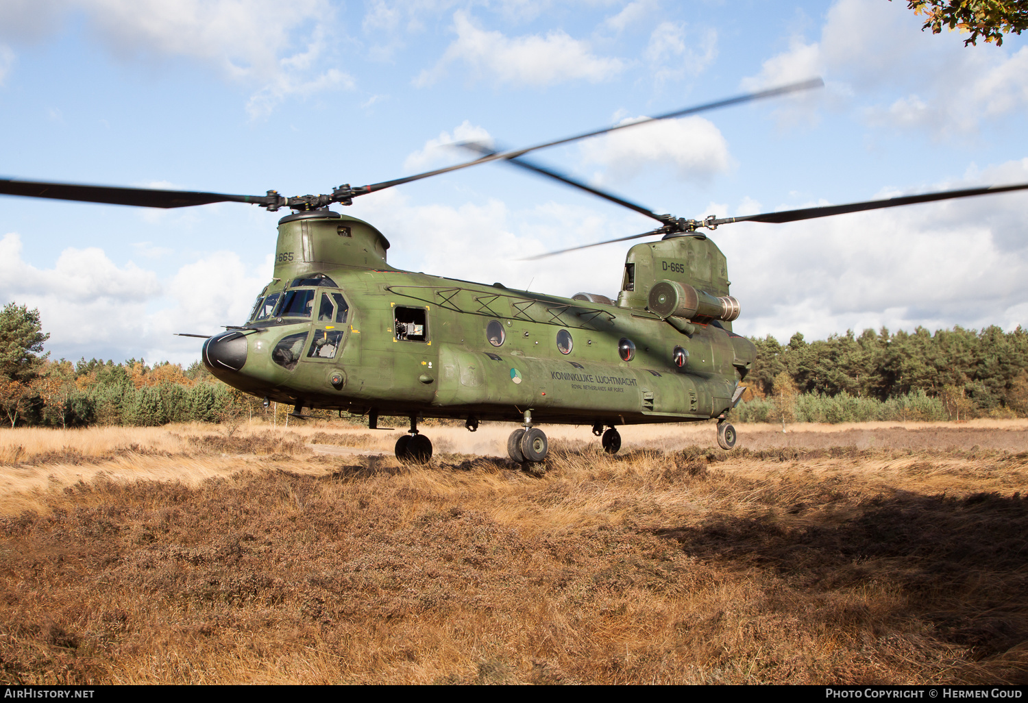 Aircraft Photo of D-665 | Boeing CH-47D Chinook (414) | Netherlands - Air Force | AirHistory.net #181986