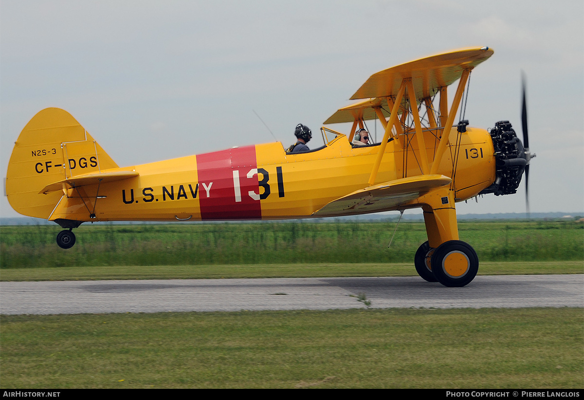 Aircraft Photo of CF-DGS | Boeing A75N1 Kaydet | USA - Navy | AirHistory.net #181996