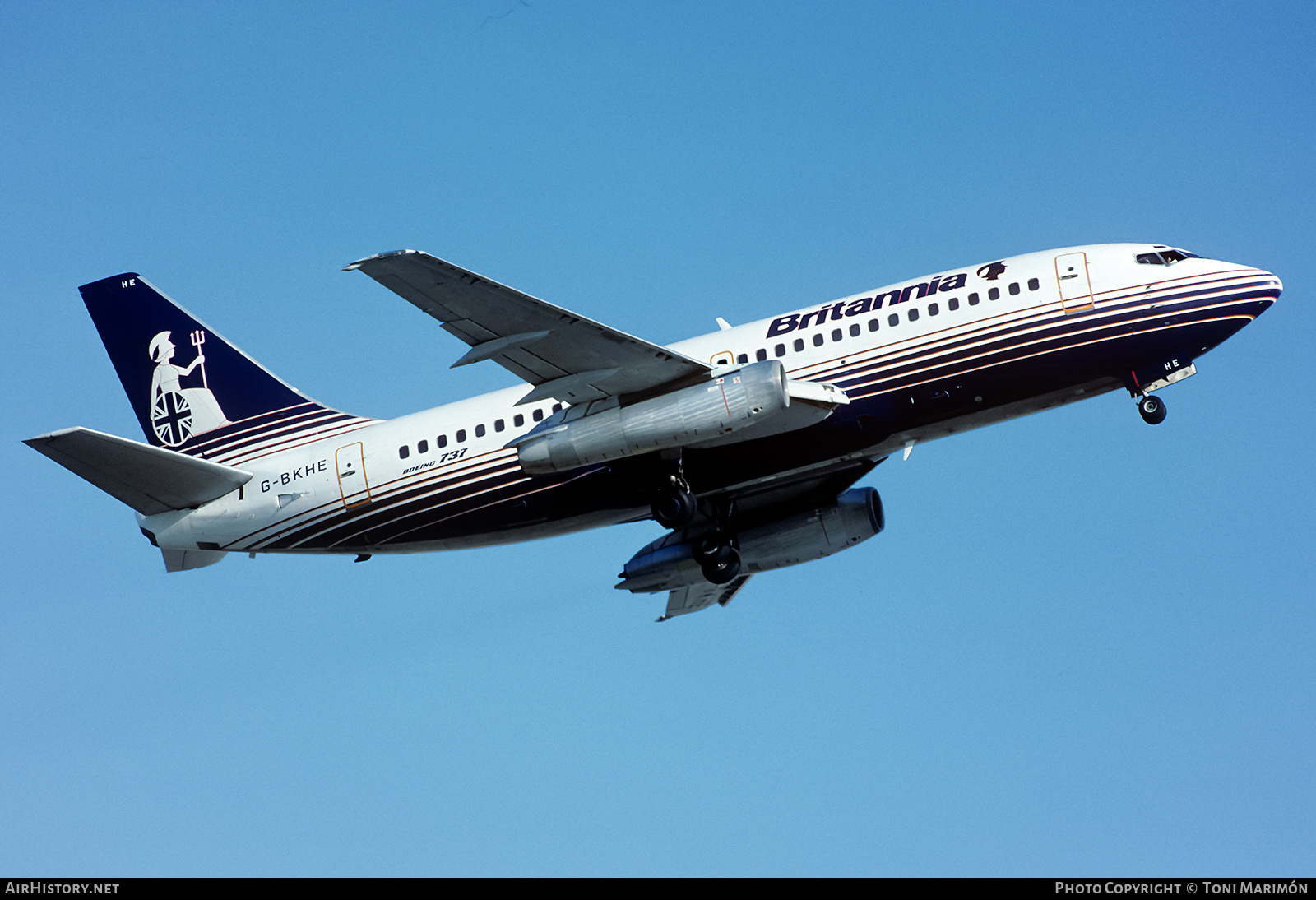 Aircraft Photo of G-BKHE | Boeing 737-204/Adv | Britannia Airways | AirHistory.net #182000