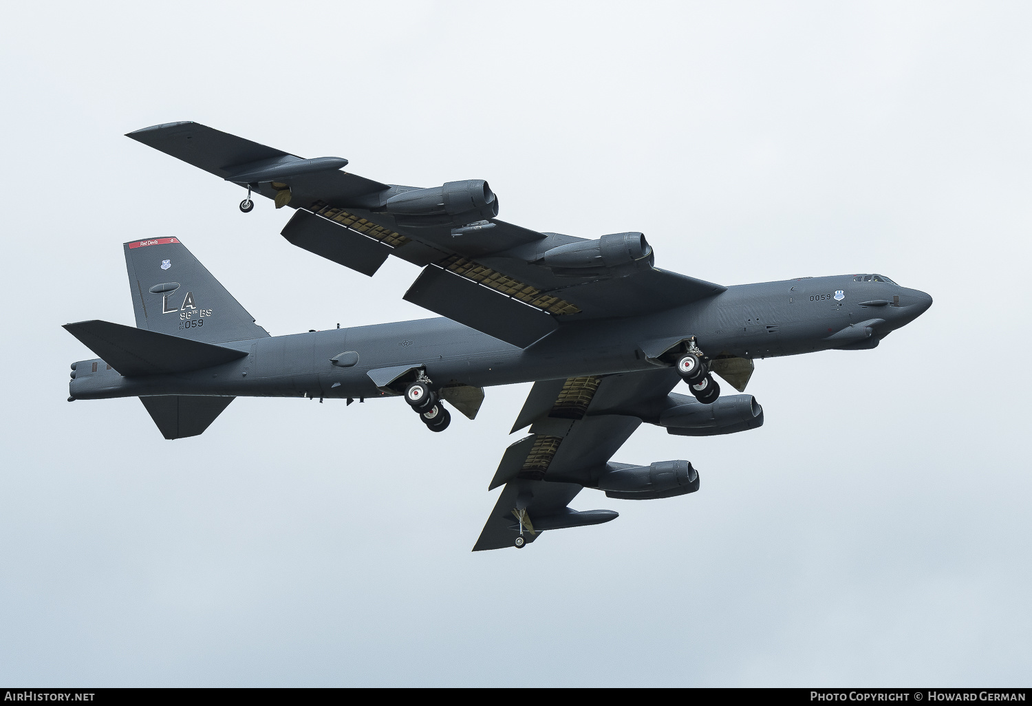 Aircraft Photo of 60-0059 / AF60-059 | Boeing B-52H Stratofortress | AirHistory.net #182001