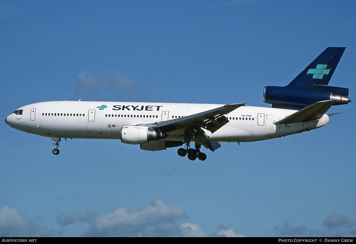 Aircraft Photo of OO-PHN | McDonnell Douglas DC-10-30 | Skyjet | AirHistory.net #182004