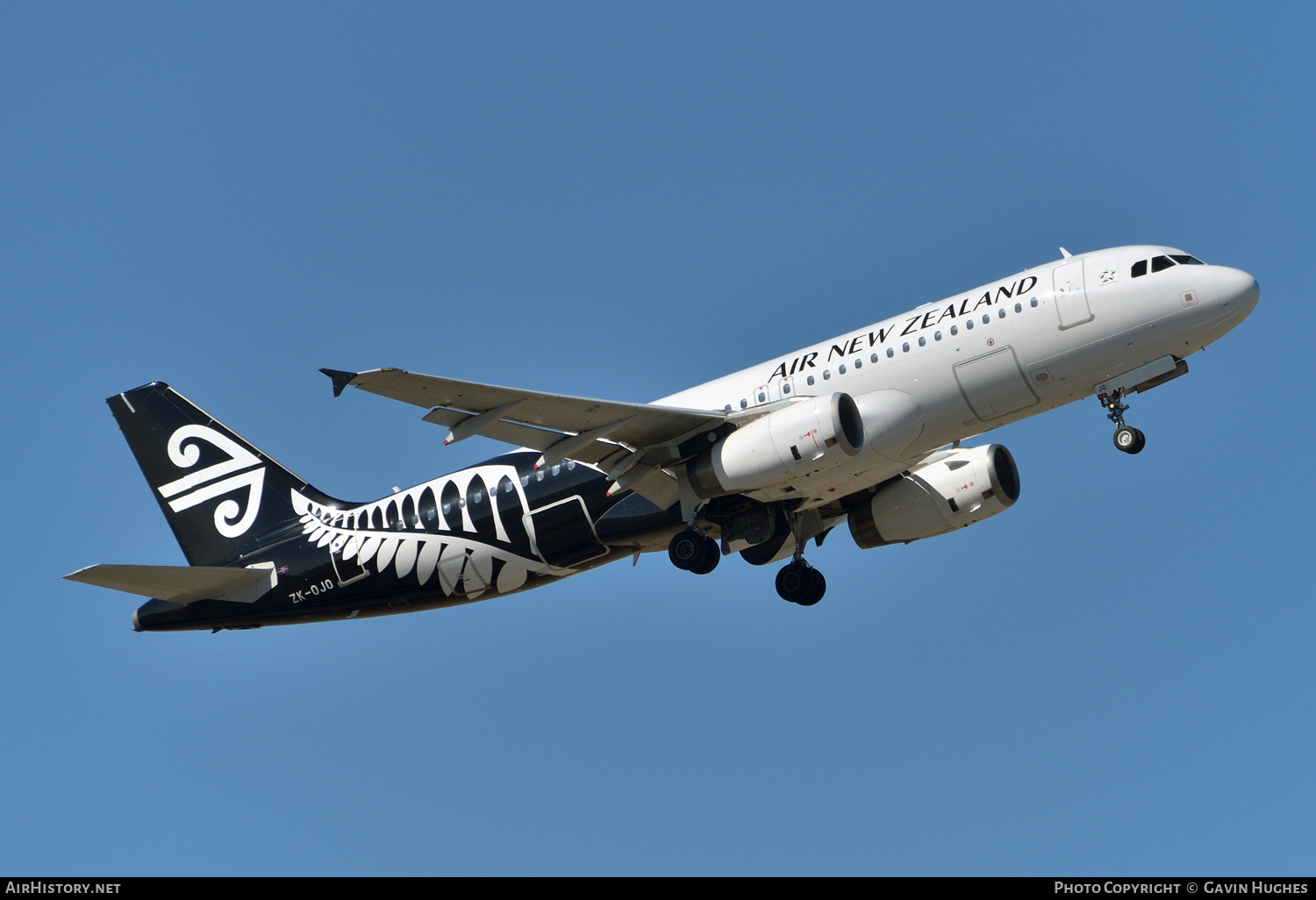 Aircraft Photo of ZK-OJO | Airbus A320-232 | Air New Zealand | AirHistory.net #182007