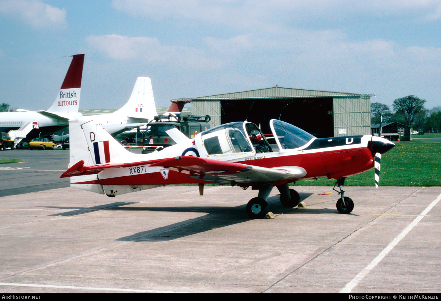 Aircraft Photo of XX671 | Scottish Aviation Bulldog T1 | UK - Air Force | AirHistory.net #182016
