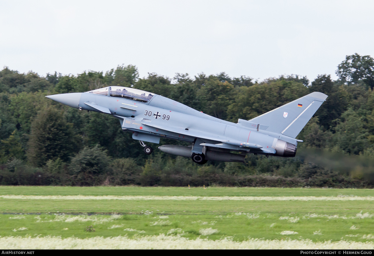 Aircraft Photo of 3099 | Eurofighter EF-2000 Typhoon T | Germany - Air Force | AirHistory.net #182077