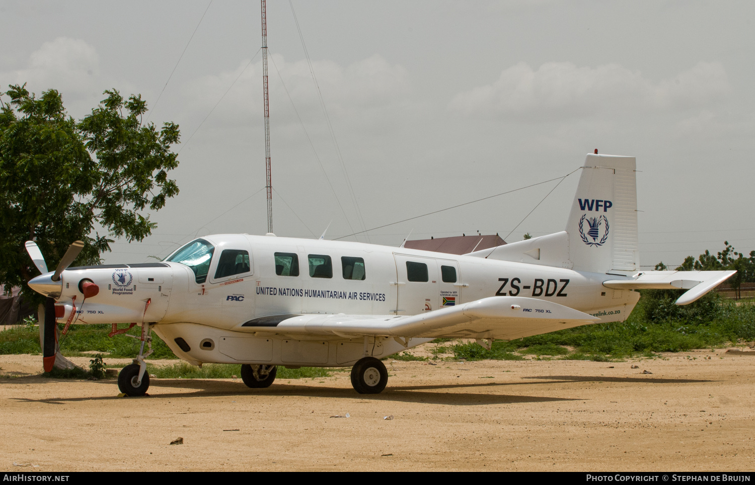 Aircraft Photo of ZS-BDZ | Pacific Aerospace P-750XSTOL (750XL) | United Nations Humanitarian Air Service | AirHistory.net #182091